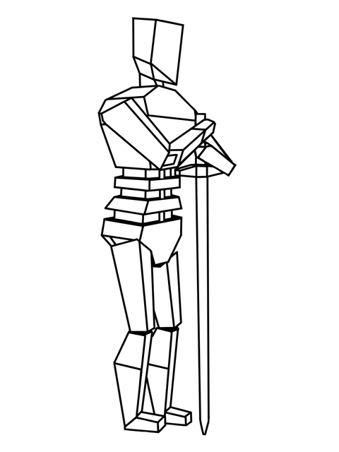Ιππότης, Line Art, Ρομπότ