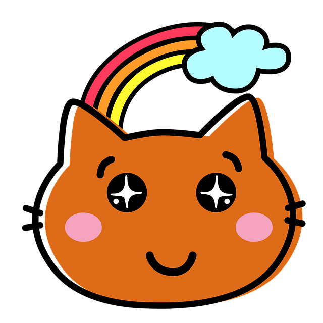 Kat, Grafisch, Sjabloon, Patroon