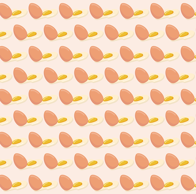 Free egg pattern abstract vector