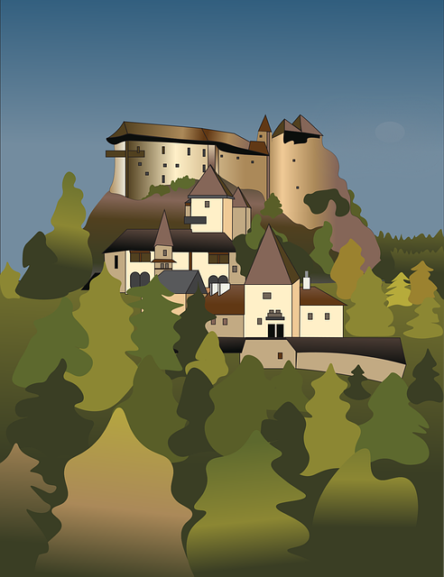 Free Orava Castle Castle vector and picture