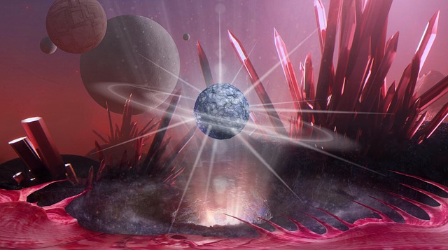 Free fantasy landscape mystical illustration