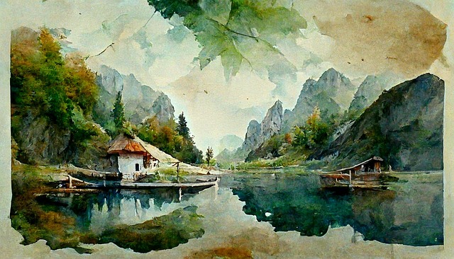 Free mountain field hill illustration
