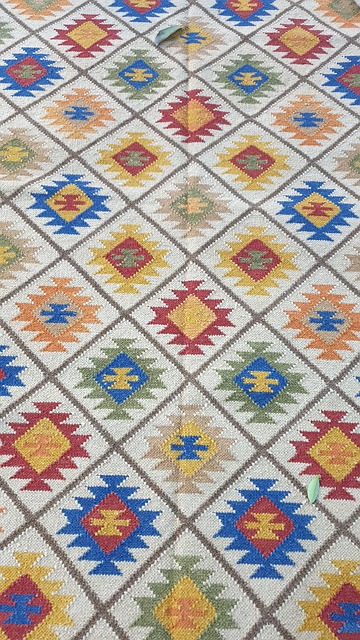 Design Koberců, Indie, Geometrické Vzory