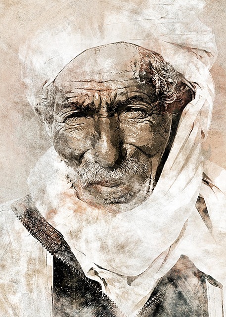Free tunisia nomad bedouin illustration