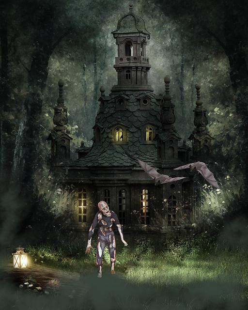 Free monster nature zombie illustration