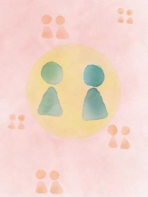Free love emotional experience couple illustration