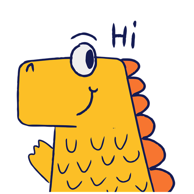 Free cartoon cartoon dinosaur animal illustration