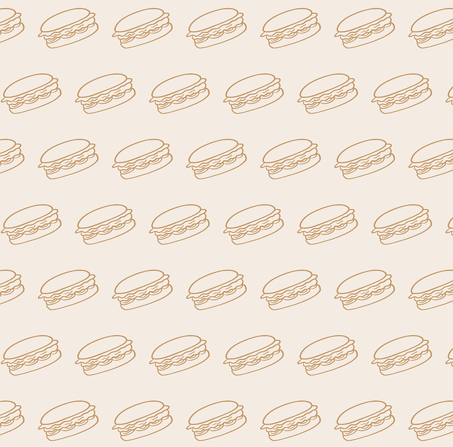 Free burger pattern hamburger burger illustration