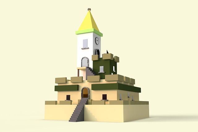 Download free HD stock image of Castle Tower Free castle tower clock tower illustration