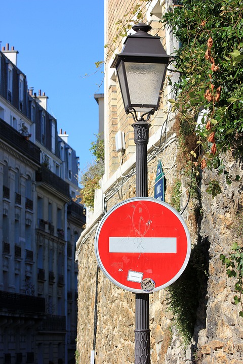 Paris Sens Interdit Lampadaire - Photo gratuite sur Pixabay - Pixabay