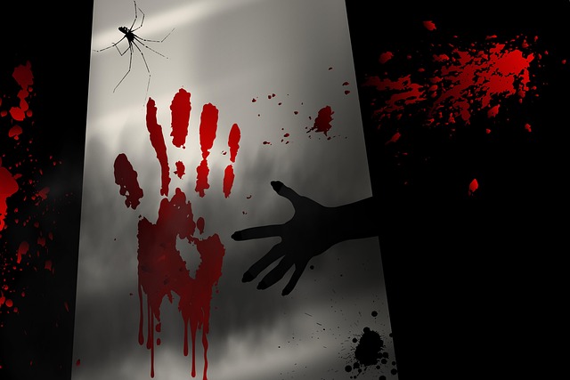 Free macabre horror gruesome illustration