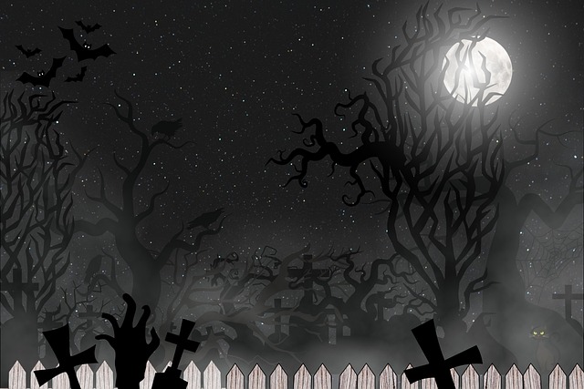 Free macabre horror gruesome illustration