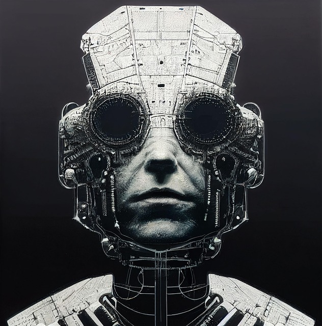 Free borg robot future illustration