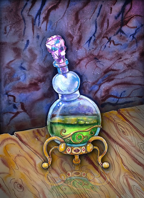 Free elixir magic magic potion illustration