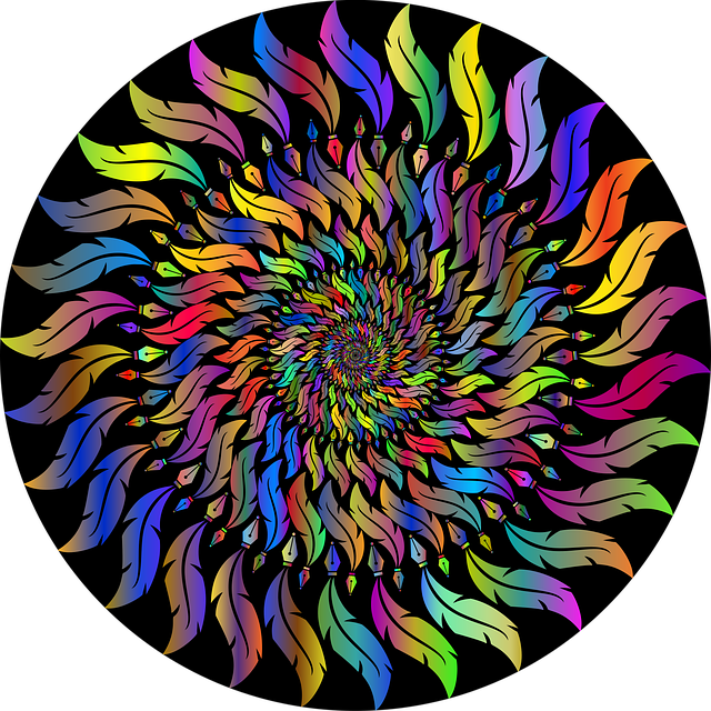 Free fountain pens vortex quills illustration