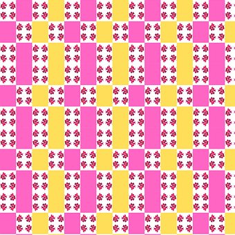 Geel, Roze, Patroon, Achtergrond