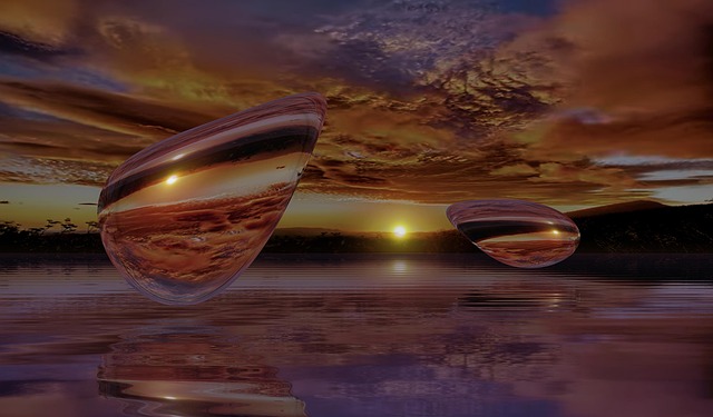 Free alien alienscape ufo illustration