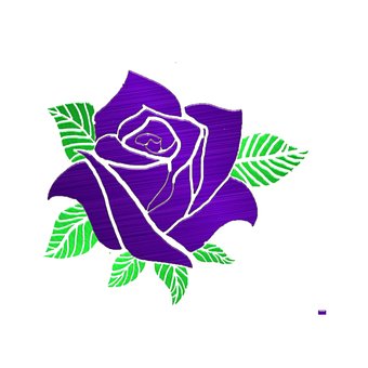Logo Design, Handdesign Blumen, Textur