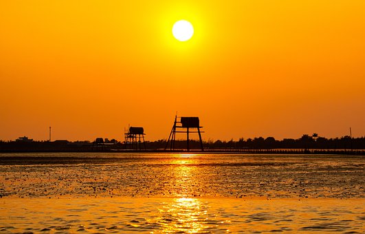 Free Sunset Sea photo and picture