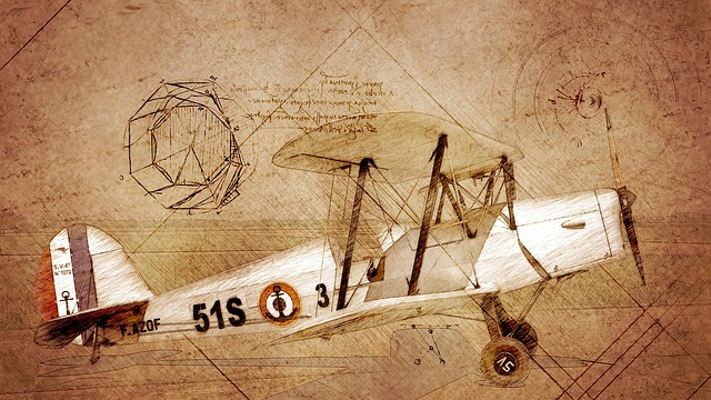 Free plane airfield heaven illustration