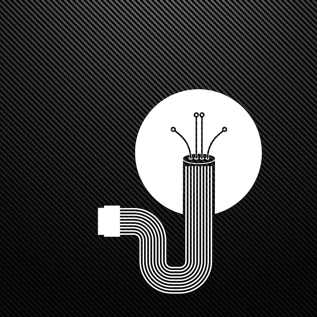 Free glass fiber network internet illustration