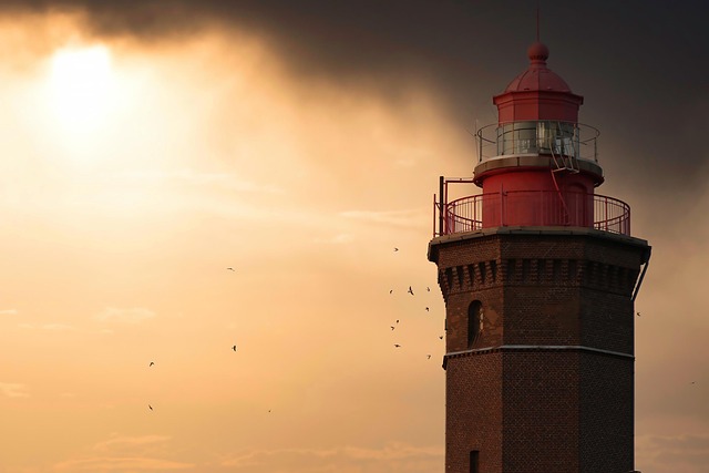 Free Lighthouse Sunrise photo and picture