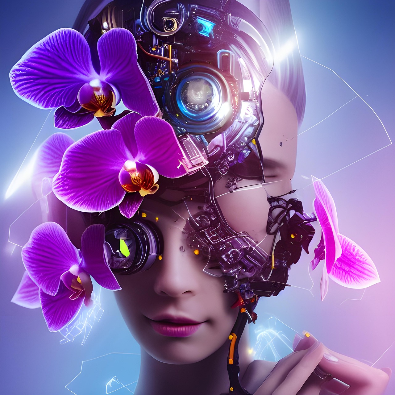 Cyborg - free online jigsaw puzzle photo