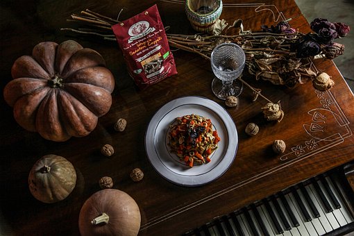 Pasta, Musikk, Piano, Gresskar