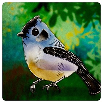 Pássaro, Animal, Arte, Obra De Arte