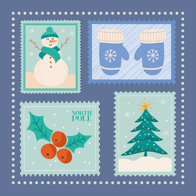 Weihnachten, Briefmarken, Symbol