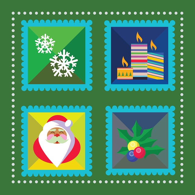 Weihnachten, Briefmarken, Symbol