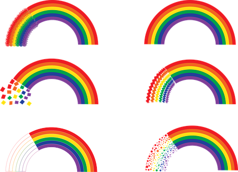 Free Rainbow Colours vector and picture