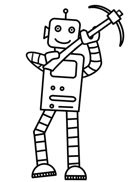 Roboter, Robotik, Spitzhacke, Android