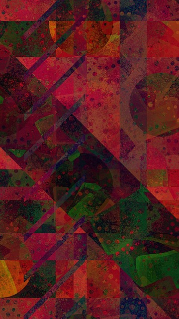 Geometrisches Muster, Buntes Muster