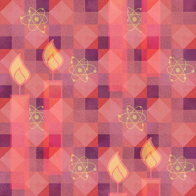 Free colorful pattern background art illustration