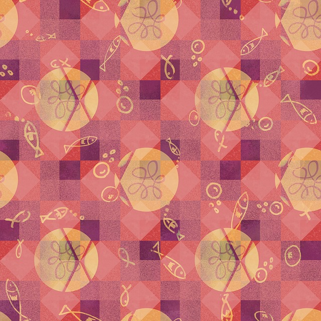 Free geometric pattern colorful pattern background illustration
