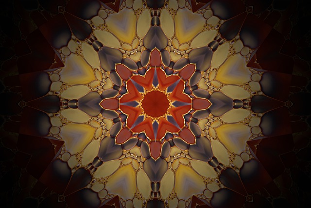 Download free HD stock image of Rosette Kaleidoscope Free rosette kaleidoscope floral pattern illustration