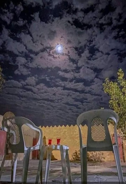 Luz De La Luna, Noche, Nubes, Cielo