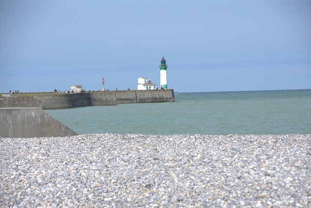 Frankreich, Bericht, Strand, Leuchtturm