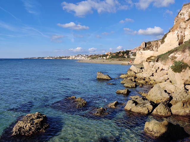 Strand, Italien, Italiensk, Rejse, Sand