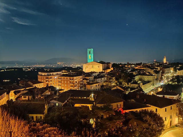 Perugia, Umbría, Paisaje, Italia
