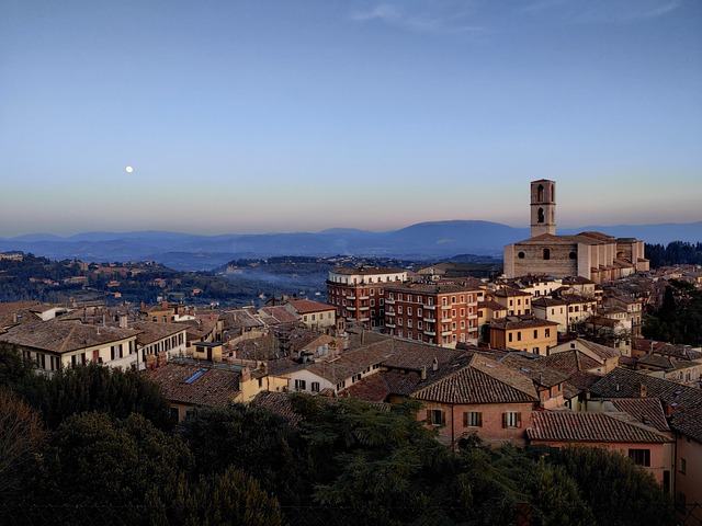 Perugia, Umbrien, Italien, Panorama