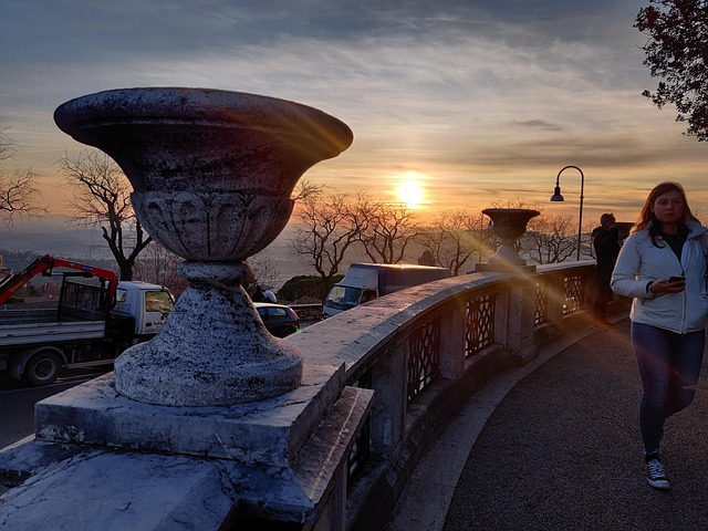 Solnedgang, Trave, Smuk, Italien