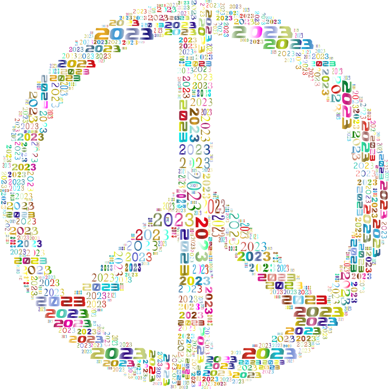 Download Calendar 2023 Peace Sign Royalty Free Vector Graphic Pixabay