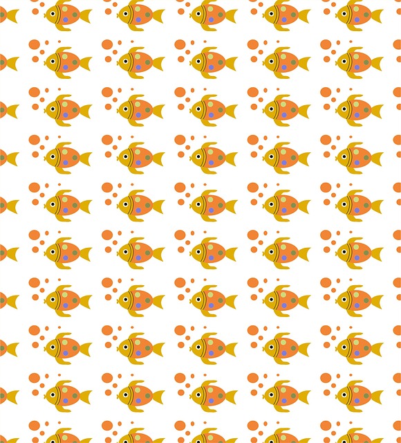 Peces, Estampado Infantil