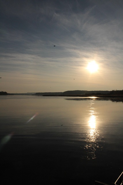 Free Sunset Lake photo and picture