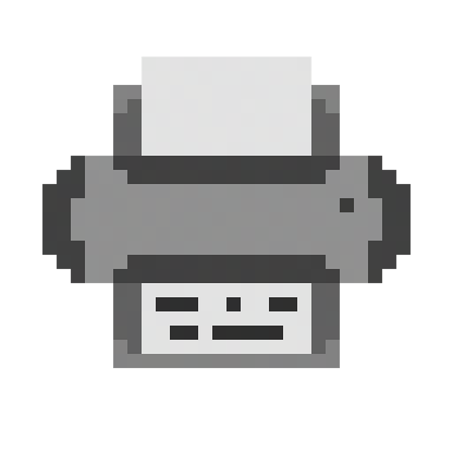 Free printer printing device illustration
