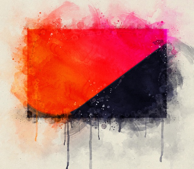 Free mountain painting sunrise illustration
