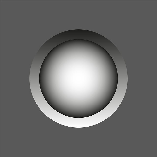 Free button black white illustration