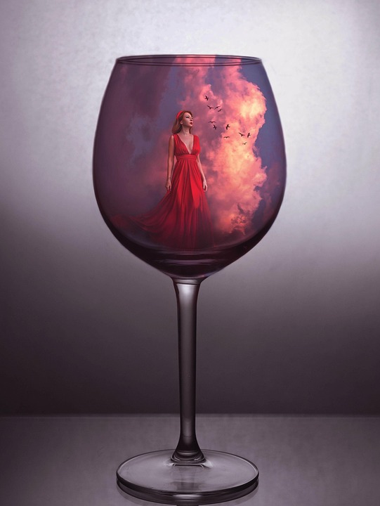 Woman Wine Glass Clouds - Free photo on Pixabay